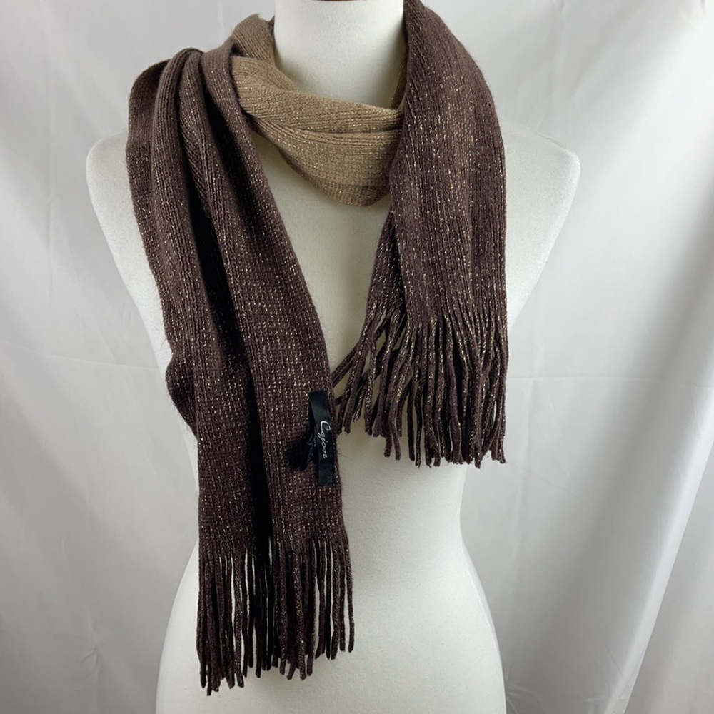 Cejon metallic gradient scarf